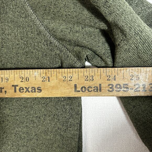 Wrangler Authentics Men’s Green 1/4 Zip Sweater Long Sleeve Pullover Size M - Picture 5 of 9